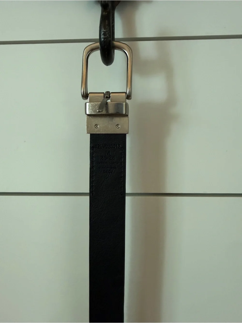 Boys Classic Reverable Brown/Black Belt with Silver Buckle